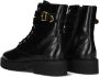 Tango Stoere Bee Dames Leren Laarzen Zwart Black Dames - Thumbnail 9