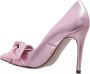 Ted Baker Metallic Bow Court Schoen Lichtroze Pink Dames - Thumbnail 2