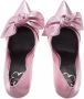 Ted Baker Metallic Bow Court Schoen Lichtroze Pink Dames - Thumbnail 4