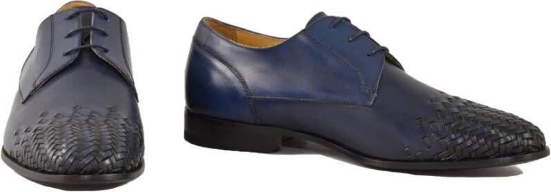 Testoni Leren Schoenen 100% Leren Zool Blue Heren