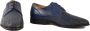 Testoni Leren Schoenen 100% Leren Zool Blue Heren - Thumbnail 4