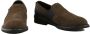Testoni Leren Schoenen Rubberen Zool Brown Heren - Thumbnail 2