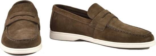 Testoni Shoes Brown Heren