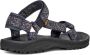 Teva Blauwe Wandelsandaal met Arch Support Multicolor Heren - Thumbnail 4