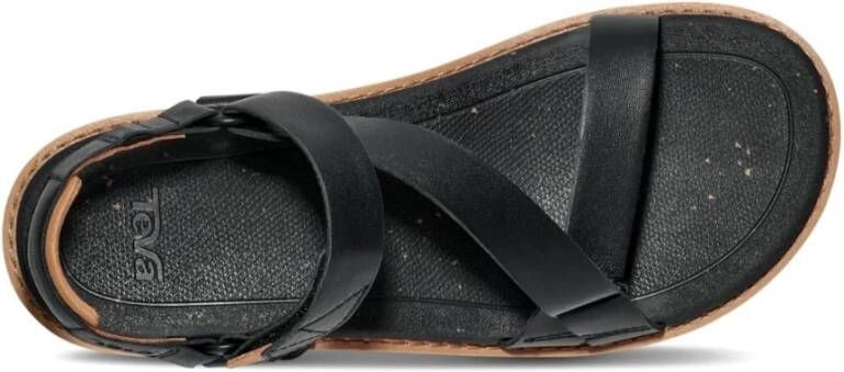 Teva Flat Sandals Black Dames