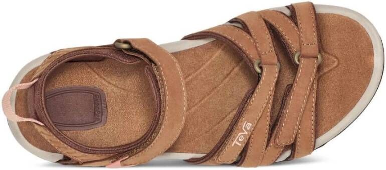 Teva Flat Sandals Brown Dames