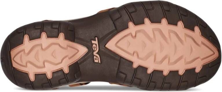 Teva Flat Sandals Brown Dames