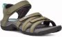 Teva Tirra dames wandelsandaal groen - Thumbnail 5