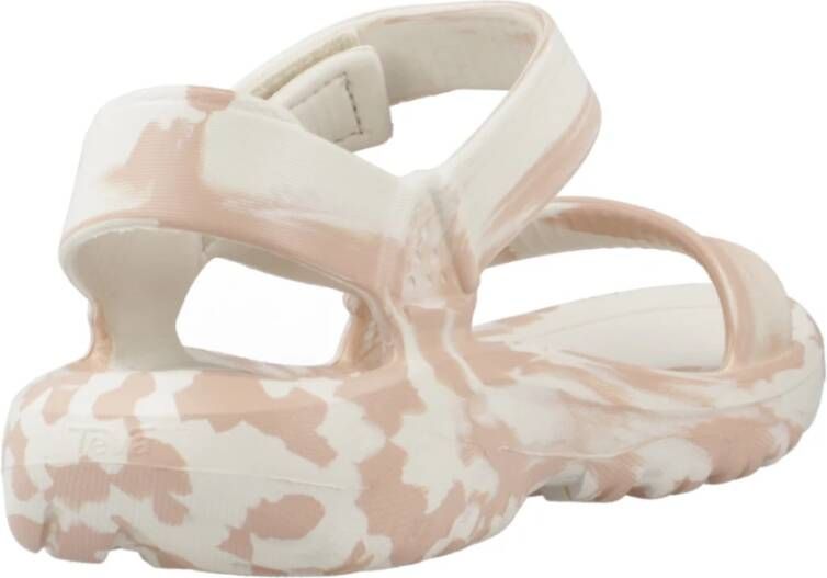Teva Hurricane Platte Sandalen Pink Dames