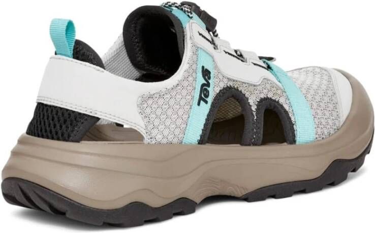 Teva Grijze en Blauwe Dames Wandelsandaal Multicolor Dames