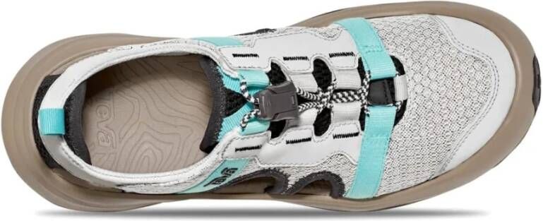 Teva Grijze en Blauwe Dames Wandelsandaal Multicolor Dames