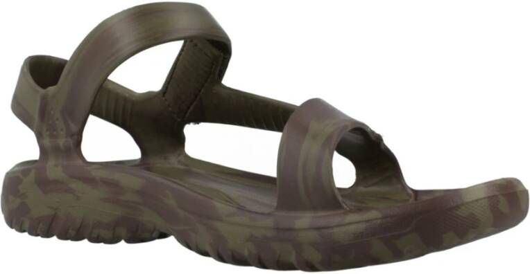 Teva Hurricane Drift Platte Sandalen Green Heren