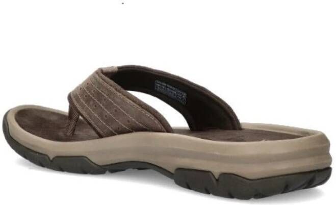 Teva Leren Heren Sandaal met Mesh Voering Brown Heren