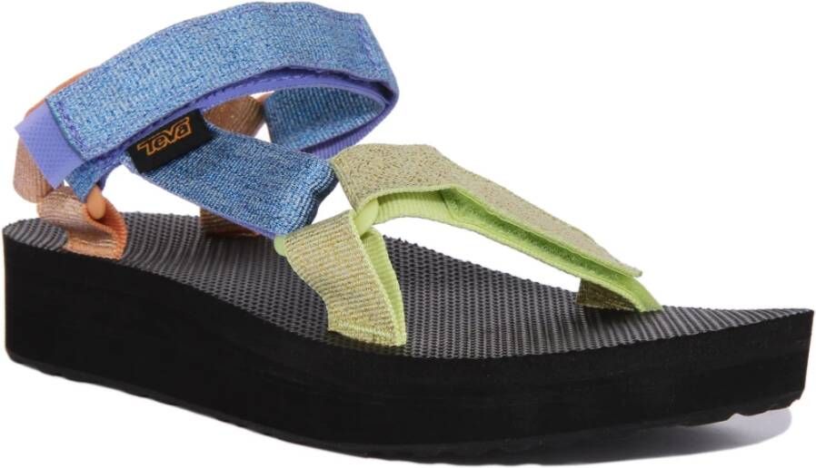 Teva Universele Plateau Sandalen in Multi Kleur Multicolor Dames