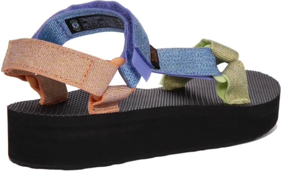 Teva Universele Plateau Sandalen in Multi Kleur Multicolor Dames
