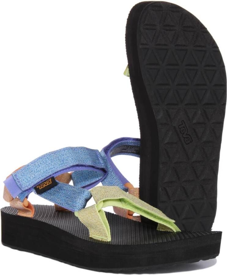 Teva Universele Plateau Sandalen in Multi Kleur Multicolor Dames