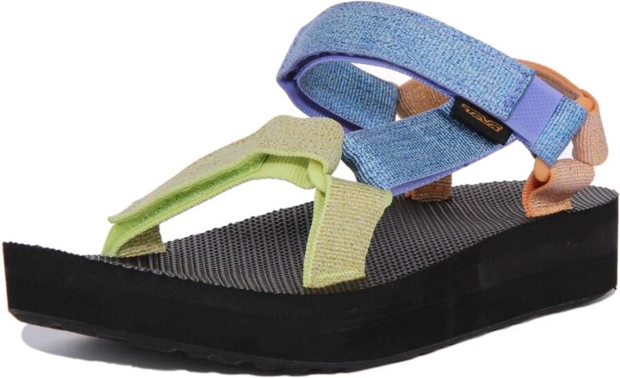 Teva Universele Plateau Sandalen in Multi Kleur Multicolor Dames