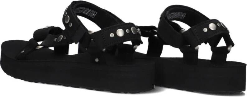 Teva Zwarte Sandalen met Studs voor Dames