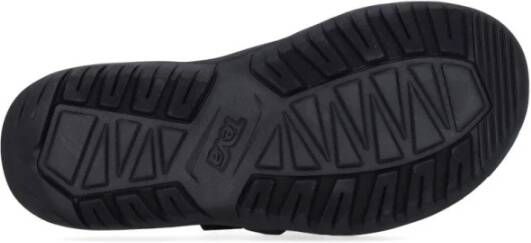 Teva Zwarte Slide Sandaal met Verstelbare Banden Black Heren