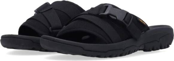 Teva Zwarte Slide Sandaal met Verstelbare Banden Black Heren