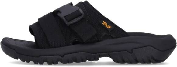 Teva Zwarte Slippers met Snel Droog Structuur Black Dames