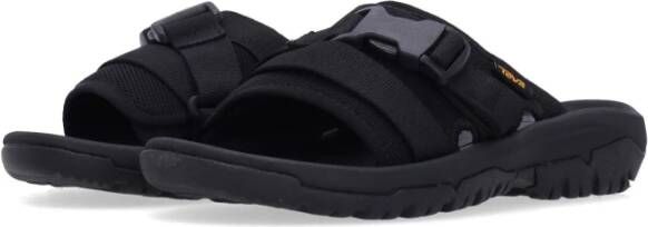 Teva Zwarte Slippers met Snel Droog Structuur Black Dames