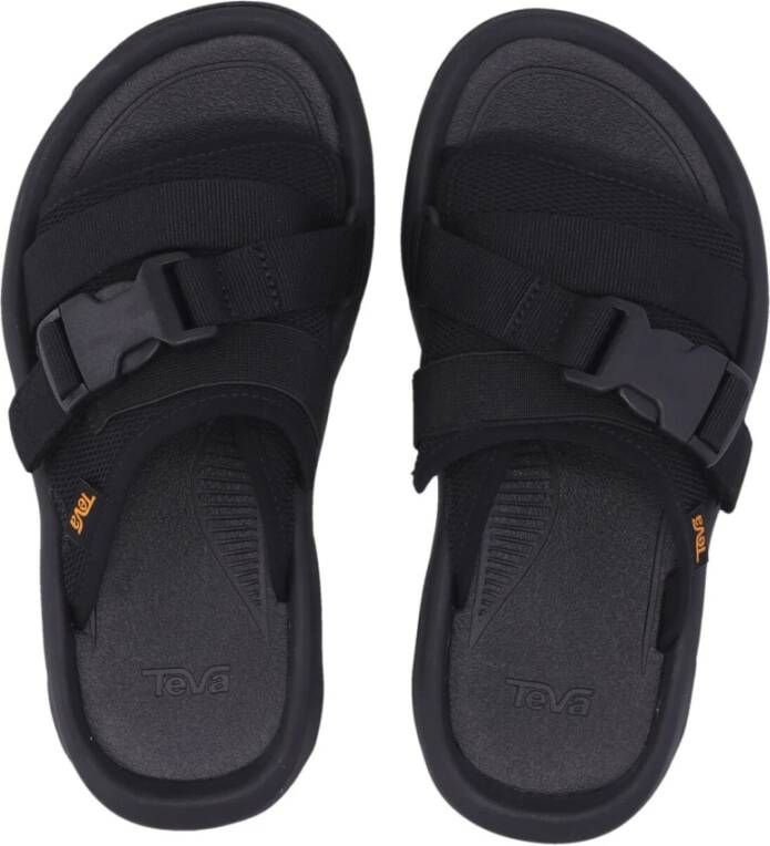 Teva Zwarte Slippers met Snel Droog Structuur Black Dames