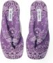 The Attico Bandana Bedrukte Platte Teenslippers - Thumbnail 2
