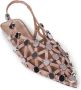 The Attico Grid ballerina's met parelversieringen Beige Dames - Thumbnail 12