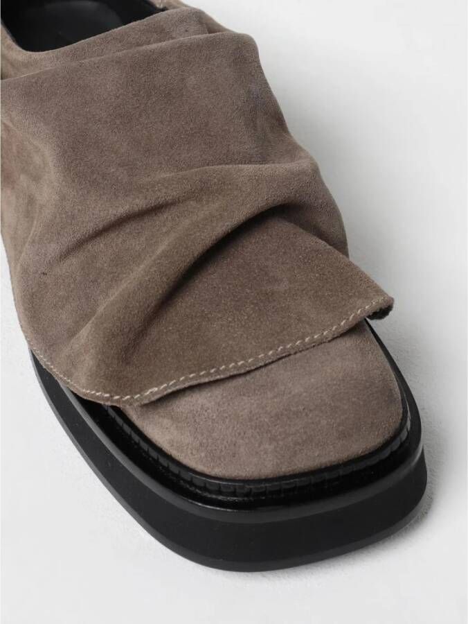 The Attico Suède Muiltjes Sandalen