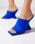 The Attico Blauwe Suède Muiltjes Cheope Stijl - Thumbnail 2