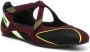 The Attico Bordeaux Ballerina met Gekruiste Bandjes Floor 01 - Thumbnail 2