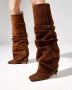 The Attico Bruine Stiletto Laarzen Rea - Thumbnail 2