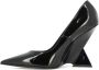 The Attico Zwarte lakpumps met puntige neus en wig Zwart Dames - Thumbnail 7
