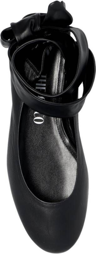The Attico Cloe leren ballerina`s