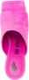 The Attico Fuchsia Cheope 105mm Square-Toe Mules Pink Dames - Thumbnail 3
