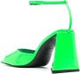 The Attico Groene lakleren sandalen Green Dames - Thumbnail 2