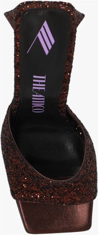 The Attico Devon heeled mules Bruin Dames