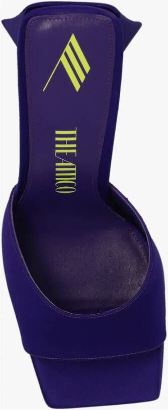 The Attico Devon heeled mules Paars Dames