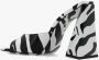 The Attico Devon Zebraprint Sandalen Brown Dames - Thumbnail 8