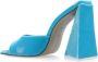The Attico Blauwe Velvet Hoge Hak Sandaal - Thumbnail 5