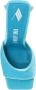 The Attico Blauwe Velvet Hoge Hak Sandaal - Thumbnail 6