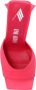 The Attico Roze Stof Hoge Hak Sandaal - Thumbnail 6