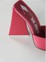 The Attico Roze Stof Hoge Hak Sandaal - Thumbnail 2