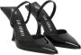 The Attico Ester Slingback Patent Leren Schoenen Black Dames - Thumbnail 7