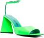 The Attico Flat Sandals Green Dames - Thumbnail 3