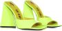 The Attico Gele platte schoenen met piramidehak Yellow Dames - Thumbnail 9