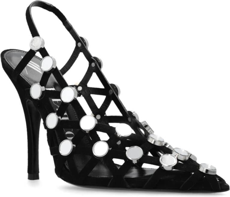 The Attico Grid pumps Zwart Dames