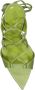 The Attico Groene Satijnen Vetersandalen - Thumbnail 2
