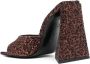 The Attico Bruine Sequin-Embellished Devon Sandalen Brown Dames - Thumbnail 3